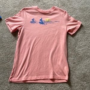 Kids vineyard vines island T-shirt, size small/8–10
